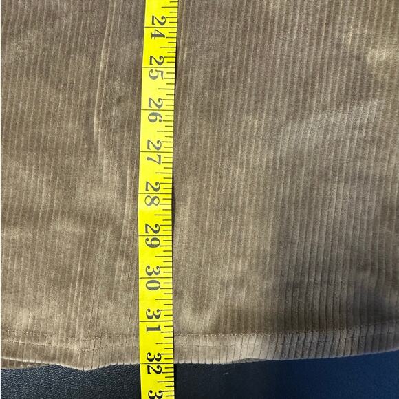 LoveRiche Tan Velvet Mini Dress Size S - Picture 8 of 8